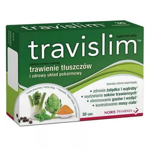 TraviSlim, 30 tabletek. Noris Pharma