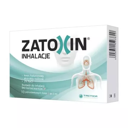 Zatoxin INHALACJE, 3 ml. 10 ampułek.