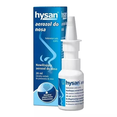 Hysan - AEROZOL nawilżający, 20 ml.