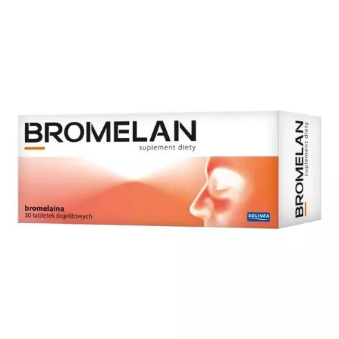 Bromelan, 30 tabletek. Solinea