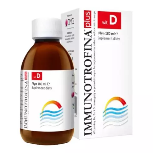 Immunotrofina Plus witamina D, 180 ml.