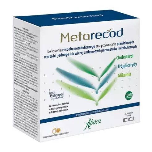 Metarecod, 40 saszetek po 2,5 g. Aboca