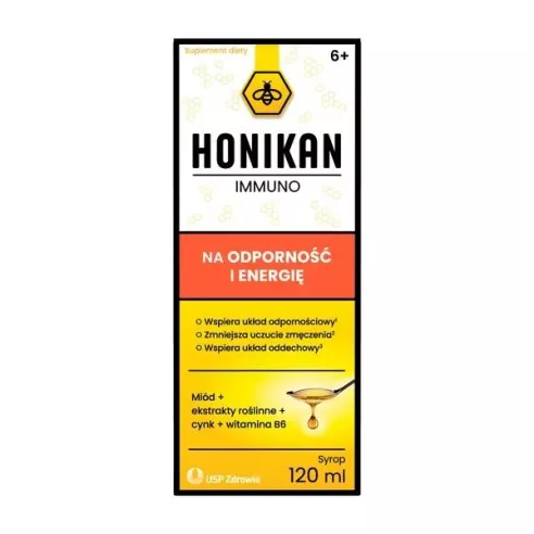 Honikan Immuno 6+ Syrop, 120 ml. USP Zdrowie