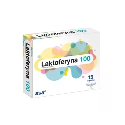 Laktoferyna 100, 15 kapsułek. Asa