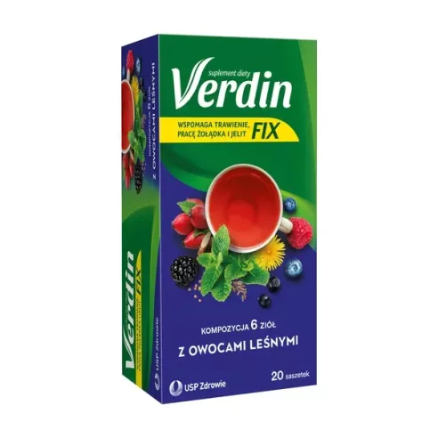 Verdin Fix z Owocami Leśnymi 20 saszetek.