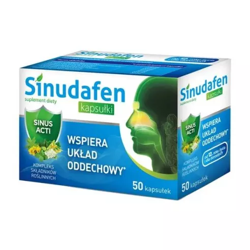 Sinudafen, 50 kapsułek. NordFarm