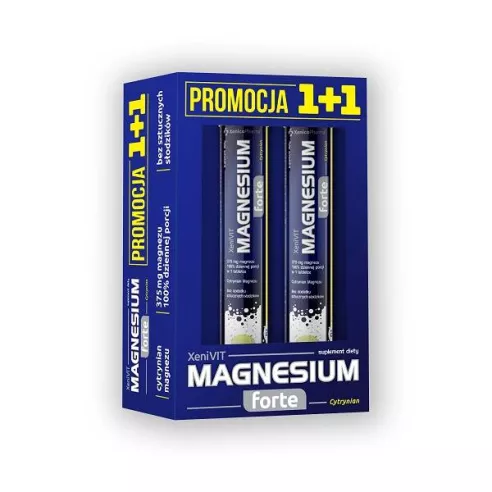 Magnesium FORTE, 40 tabletek musujących. XeniVit