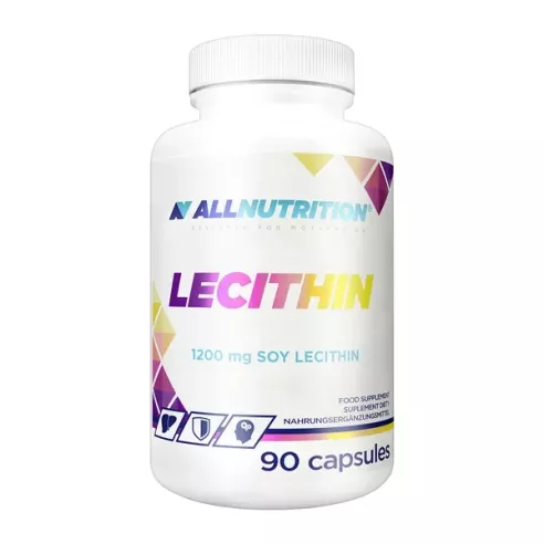 Lecithin 1200, Lecytyna, 90 kapsułek. AllNutrition