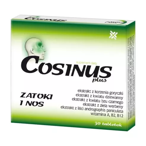 Cosinus Plus Nos i Zatoki, 30 tabletek.