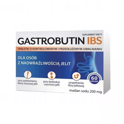 Gastrobutin IBS, 60 tabletek. Hasco