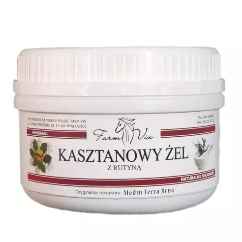 Żel Kasztanowy z Rutyną, 350 ml. Farm-Vix