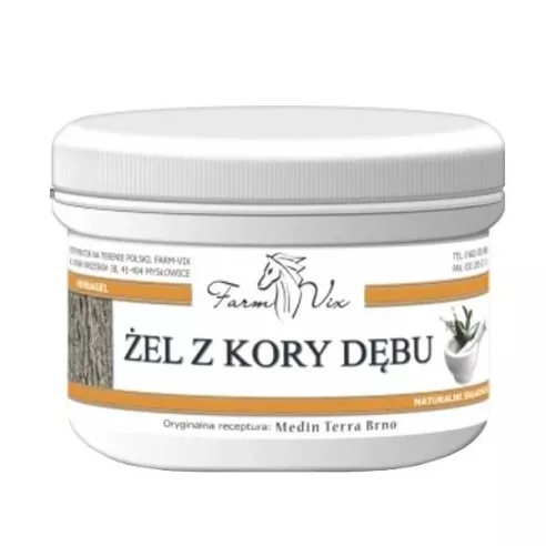 Żel z Kory Dębu, 350 ml. Farm-Vix