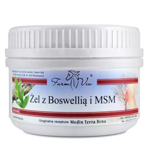 Żel Boswellią i MSM, 350 ml. Farm-Vix