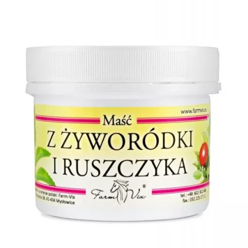 Maść z Żyworódki i Ruszczyka, 150 ml. Farm-Vix