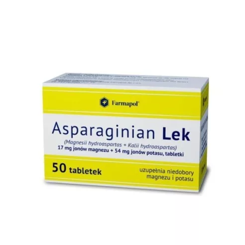 Asparaginian Lek, 50 tabletek. Farmapol