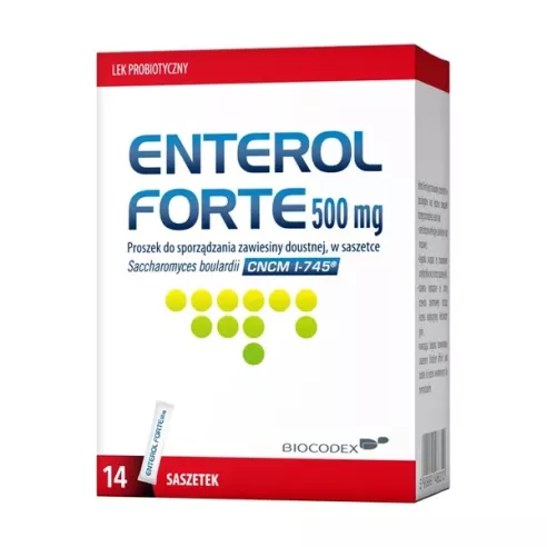 Enterol FORTE, 14 saszetek. Biocodex