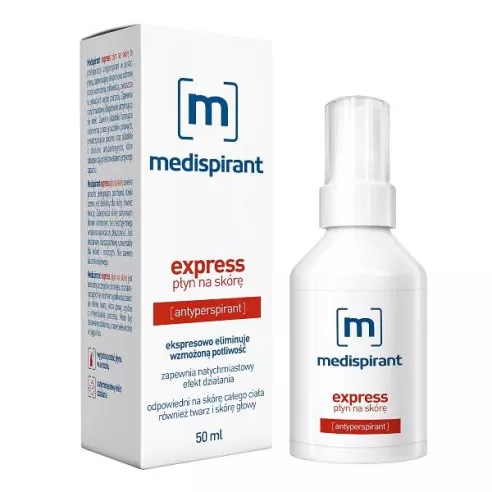 Medispirant Express PŁYN na skórę, 50 ml. Aflofarm