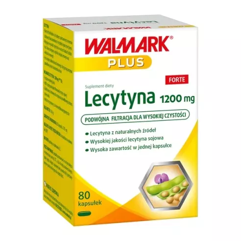 Lecytyna 1200 mg. Forte, 80 kapsułek. Walmark