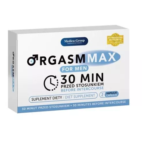 Orgasm MAX for men, 2 kapsułki. Medica Group