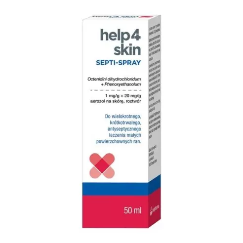 Help4Skin Septi-Spray, AEROZOL na skórę, 50 ml. Polpharma