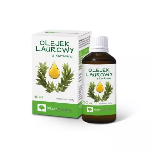 Olejek Laurowy z kurkumą, 30 ml. Alter Medica