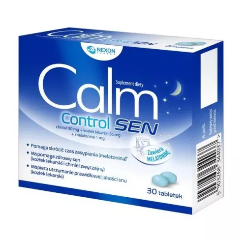 Calm Control Sen, 30 tabletek. Nexon Pharma