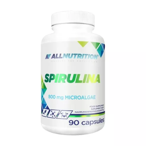 Spirulina, 90 kapsułek. AllNutrition