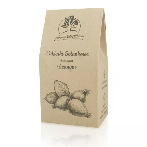 Cukierki solankowe o smaku różanym, 110 g. Zdrowie Natury