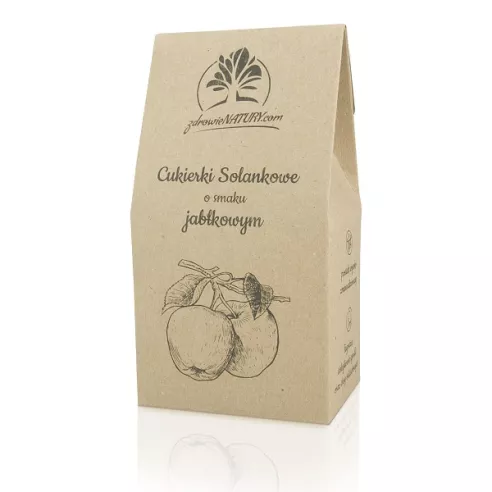 Cukierki solankowe o smaku jabłkowym, 110 g. Zdrowie Natury