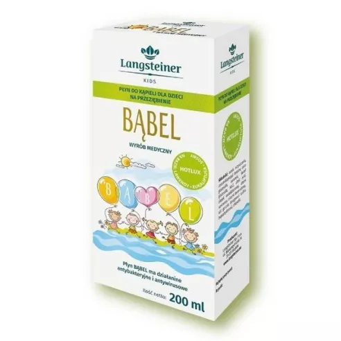 Bąbel PŁYN do kąpieli dla dzieci na przeziębienie, 400 ml. Langsteiner