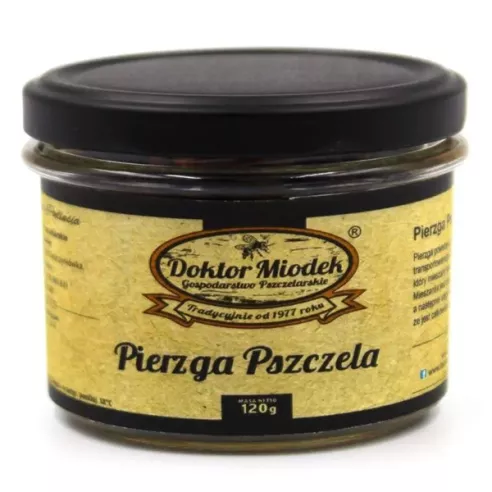 Pierzga pszczela, 120 g.  Doktor Miodek