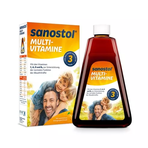 Sanostol Multi-Vitamine bez cukru, 460 g.