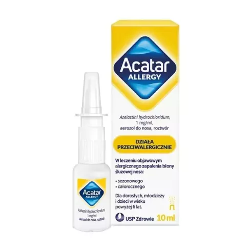 Acatar Allergy, aerozol do nosa, 10 ml.