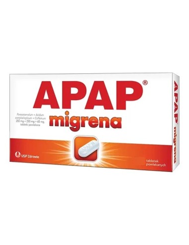 Apap Migrena, 10 tabletek.