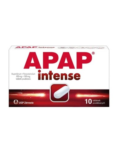 Apap Intense, 10 tabletek.