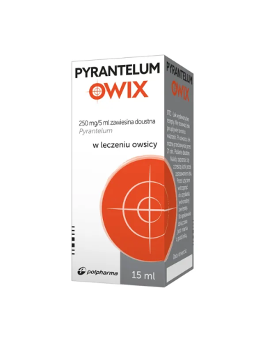 Pyrantelum OWIX, 250 mg. 15ml. Medana Pharma