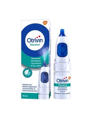 Otrivin Menthol, aerozol do nosa, 10 ml. Novartis