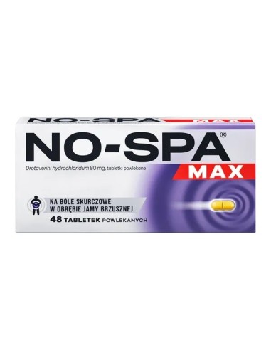 No-Spa MAX, 48 tabletek.