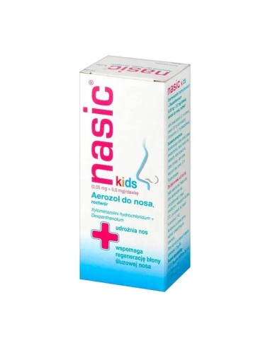 Nasic Kids, Aerozol do nosa, 10 ml.