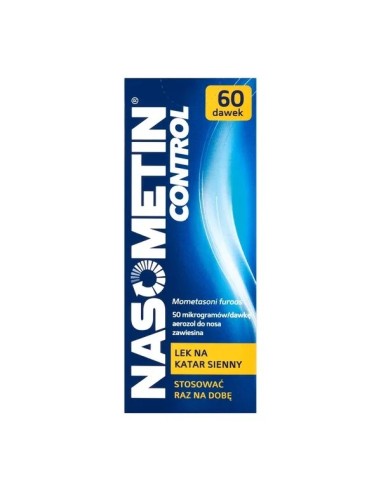 Nasometin Control, Aerozol do nosa na alergię, 60 dawek. Sandoz