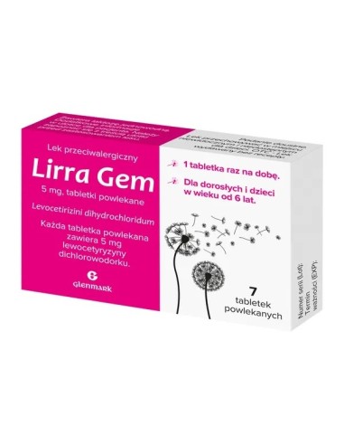 Lirra Gem, 7 tabletek.