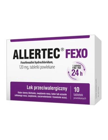 Allertec Fexo, 10 tabletek. Polpharma