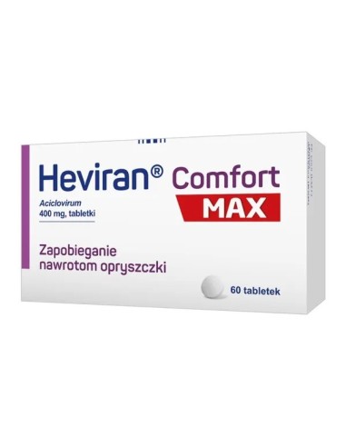 Heviran Comfort MAX 60 tabletek. Polpharma