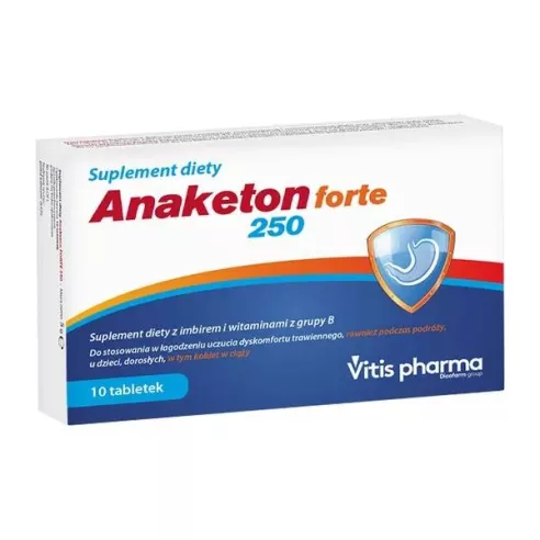 Anaketon Forte 250, 10 tabletek. Vitis Pharma