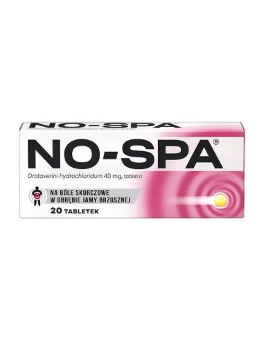 No-Spa, 20 tabletek.