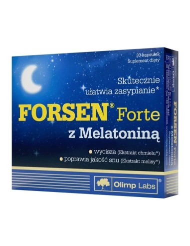 Forsen Forte z Melatoniną, 30 kapsułek. Olimp