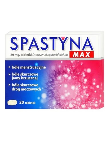 Spastyna Max, 20 tabletek. Hasco