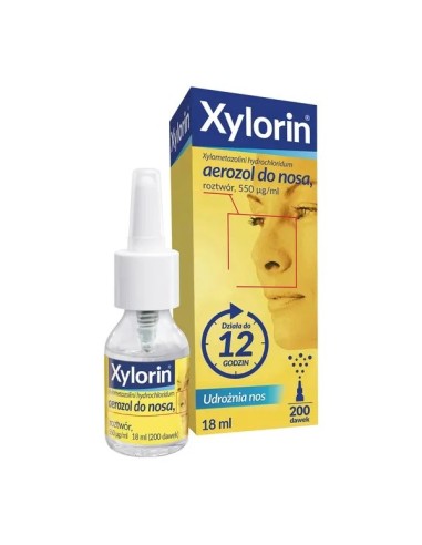 Xylorin, Aerozol do nosa, 18 ml.