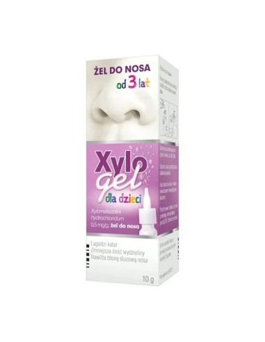 Xylogel dla Dzieci, Żel do nosa, 10 g. Polfa Warszawa