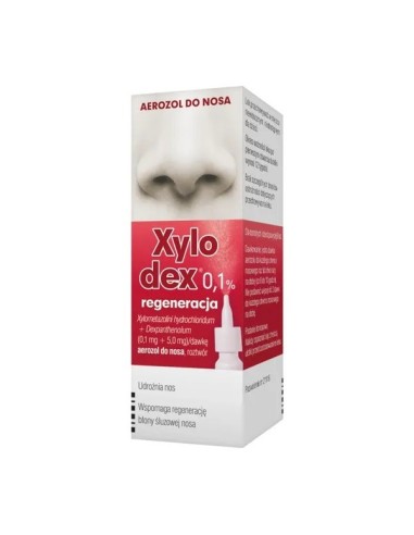 Xylodex 0.1% regeneracja, Żel do nosa, 10 g. Polfa Warszawa